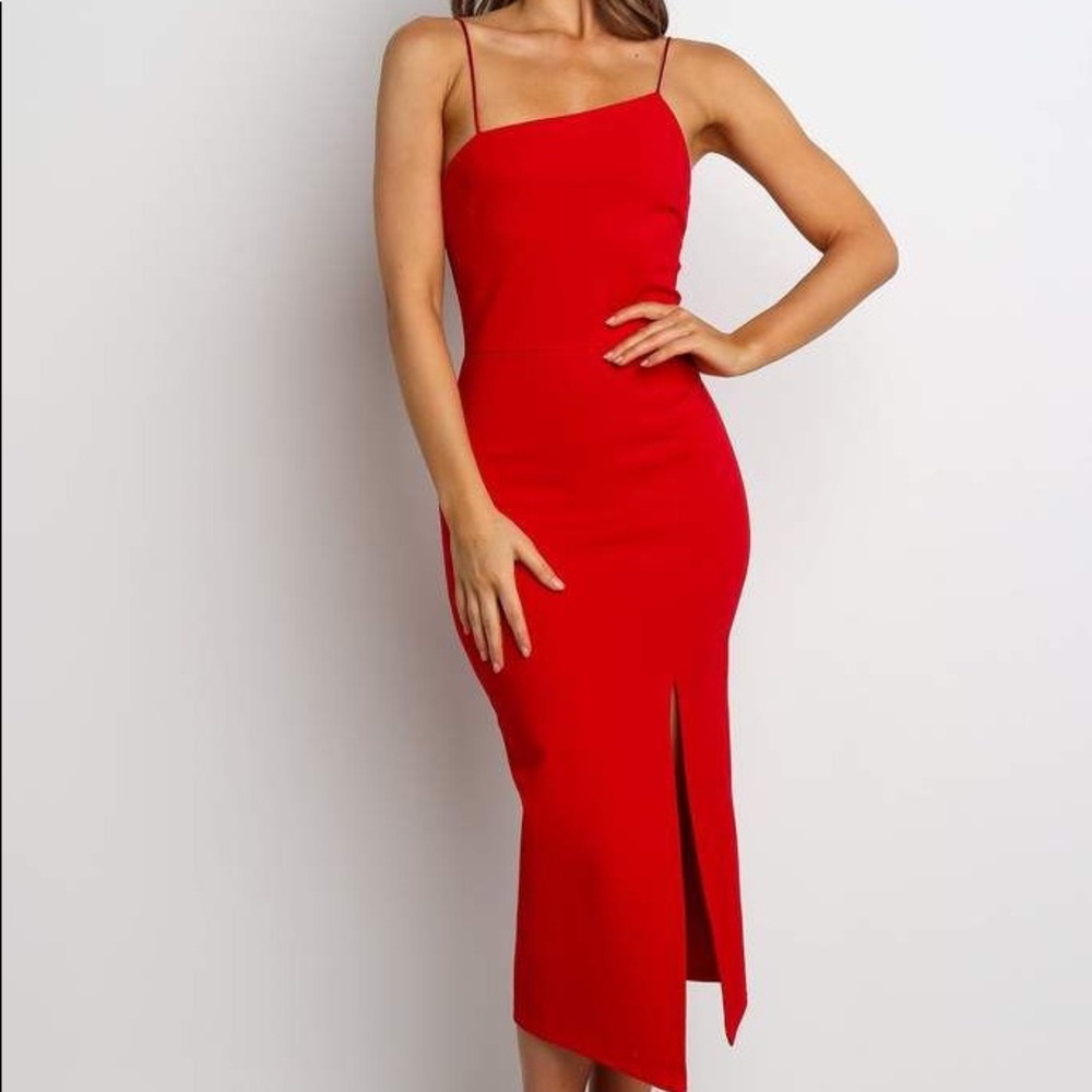 Red dress